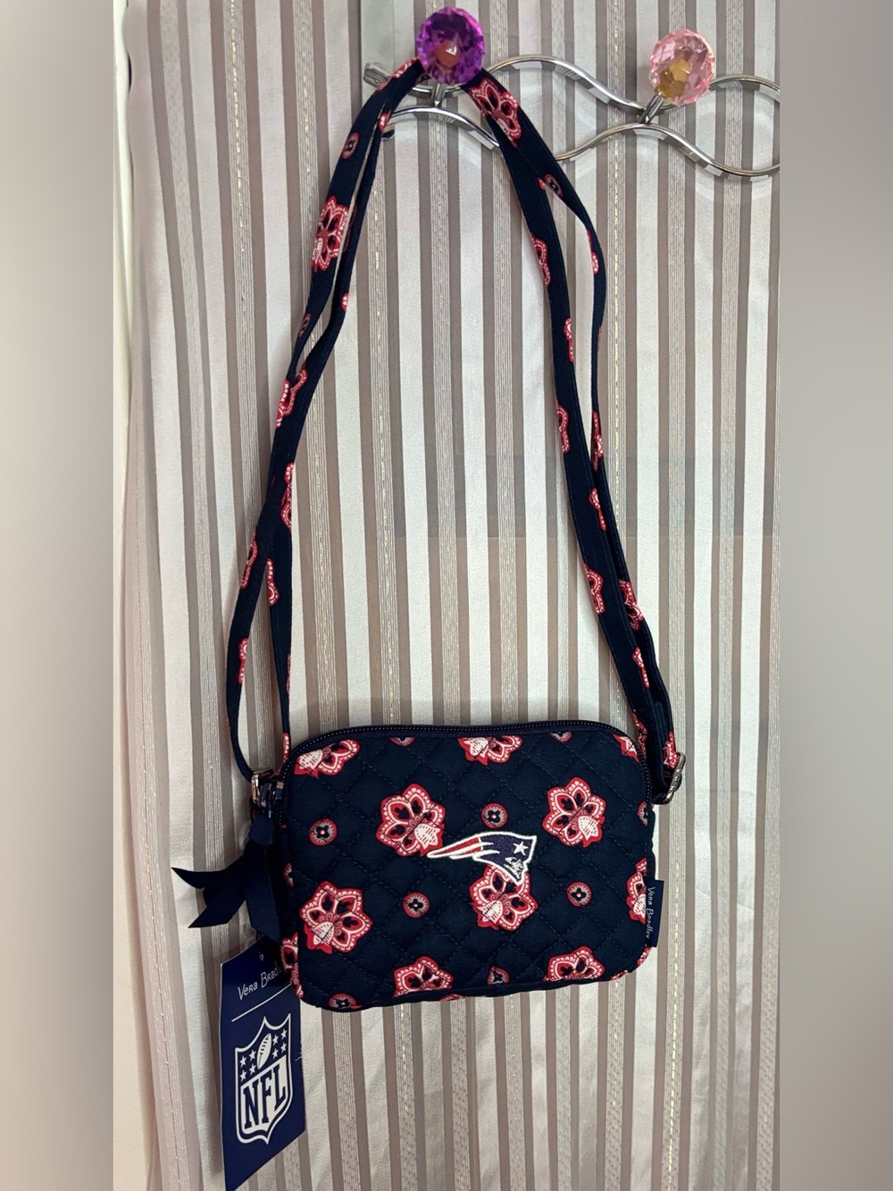 Vera Bradley NFL collaboration with NE Patriots football